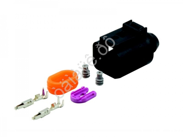 Колодка (разъем) датчика температуры Audi, VW, Skoda, Seat 2-контактная без провода AVY-0222 /20 Колодка (разъем) датчика температуры Audi, VW, Skoda, Seat 2-контактная без провода AVY-0222 /20