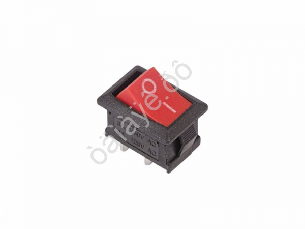 Переключатель 250V 6A (2c) ON-OFF красный Mini (RWB-201, SC-768)1/10 Переключатель 250V 6A (2c) ON-OFF красный Mini (RWB-201, SC-768)1/10