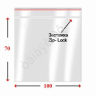 Пакеты с замком типа ZIP LOCK   7х10см 35мкм (004Р)  (100шт/уп) 1/20/240