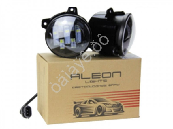 Противотум. фары диодные, CSP 1860, 7 линз, 6000К, 1 реж., ALEON AL-9010W-7, Largus, Kalina 1,Kalina 2, Datsun, Granta