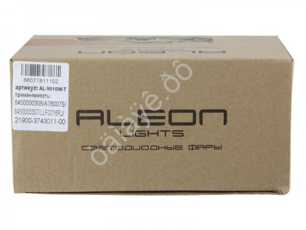 Противотум. фары диодные, CSP 1860, 7 линз, 6000К, 1 реж., ALEON AL-9010W-7, Largus, Kalina 1,Kalina 2, Datsun, Granta