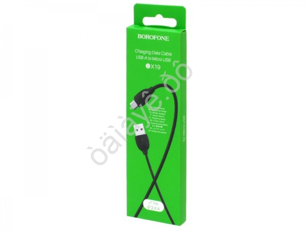 Дата-кабель универ. MicroUSB Borofone BX19 1м ((black)