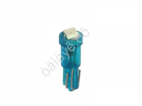 Светодиод 12V T 5 1SMD (3528) W2,0x4,6D BLUE "Маяк"
