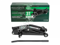 Домкрат подкатной  гидравлический 3 т (h min 135мм, h max 380мм)с узкой базой RockFORCE