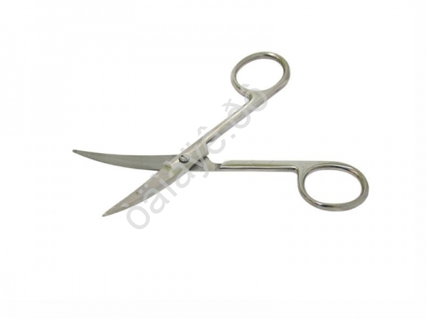 Ножницы медиц. гнутые остроносые 140мм