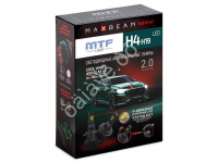 Светодиодные лампы MTF Light, серия MaxBeam Mini, H4/H19, 12V, 45W, 4500lm, 6000K, кулер, комплект.