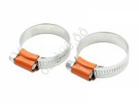 Хомут червячный усиленный оцинкованный 25-40 мм (11,7мм) "Маяк" (2шт.) W1 МАЯК