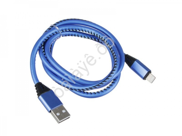 USB кабель Lightning, 2A, 1м,FORZA премиум, пластик