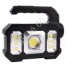 Фонарь аккум 4В, черн., 1LED+COB+6xSMD, 3 Вт, 4 реж, Micro USB Ultraflash LED51526