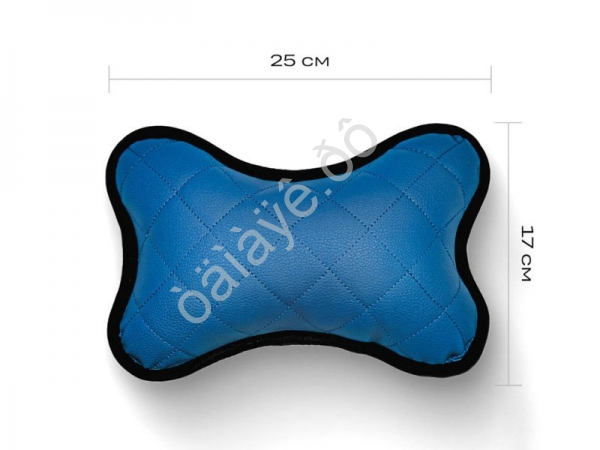 Подушка в авто из эко-кожи, цвет синий (2шт) Подушка в авто из эко-кожи, цвет синий (2шт)