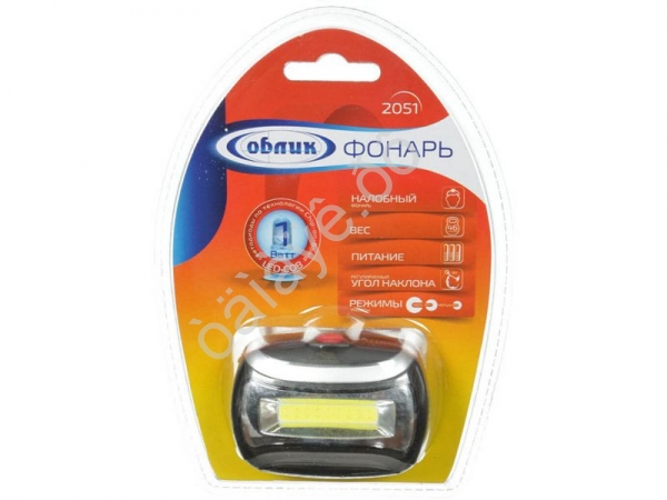 Фонарь на голову ОБЛИК 2051-1W COB /1 Фонарь на голову ОБЛИК 2051-1W COB /1