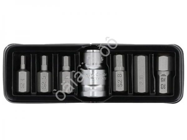 Набор бит 1/2"  7 предметов HEX YATO