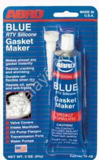 Герметик силиконовый "ABRO" 85гр.синий/12