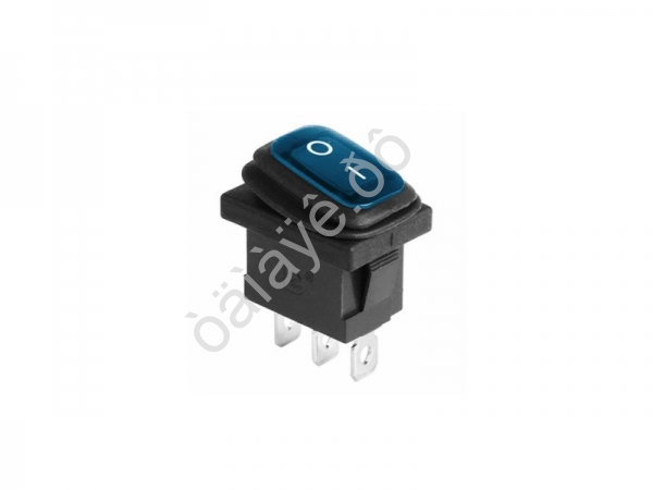 Выключатель клавишный 250V 6А (3с) ON-OFF синий с подсветкой Mini ВЛАГОЗАЩИТА REXANT Выключатель клавишный 250V 6А (3с) ON-OFF синий с подсветкой Mini ВЛАГОЗАЩИТА REXANT