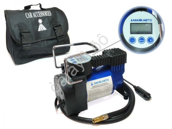 Компрессор  АС 590ма, автостоп, электронный манометр, МАЯКАВТО™ 1/8_