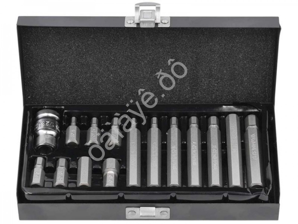 Набор бит 1/2" 15 предметов HEX YATO Набор бит 1/2" 15 предметов HEX YATO