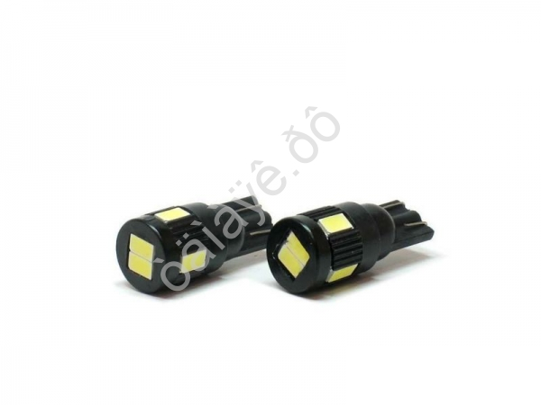 Светодиод Т10 -  6SMD 5630 белый 1/10/100_