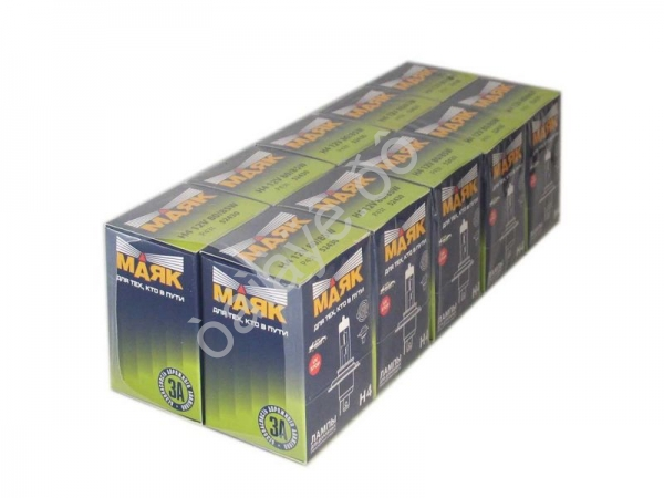 Лампа МАЯК H4 12V 80/85W P43t 10/400