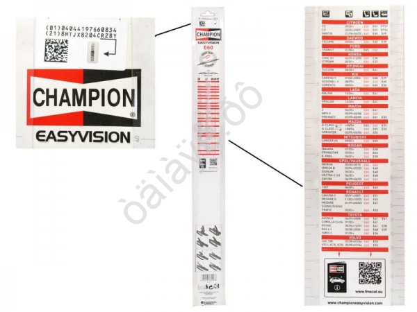 Щетки стеклоочистителя "Чемпион" 60см 1/10/100 Щетки стеклоочистителя "Чемпион" 60см 1/10/100