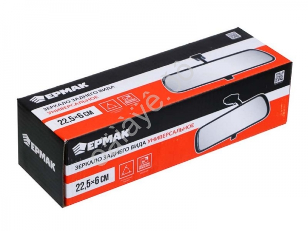 Зеркало заднего вида универсальное, 22,5x6 см ЕРМАК