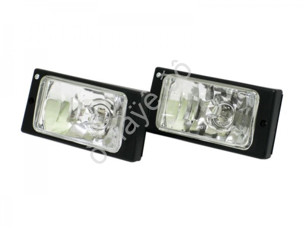 Противотум. фары с лампой для 2110, белые, гладкие  /1/30