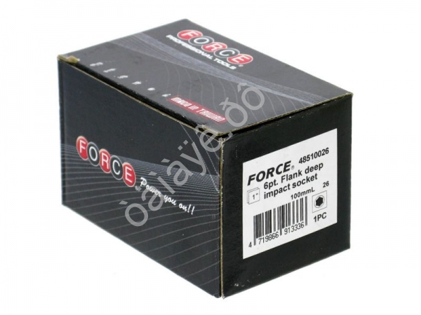 F48510026 Головка ударн. на 1" 6-гран. 26мм; L=100 /1 F48510026 Головка ударн. на 1" 6-гран. 26мм; L=100 /1