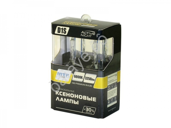 Xenon лампа MTF D1S (6000K) 35W, 85V 3250lm, ACTIVE NIGHT +30% Xenon лампа MTF D1S (6000K) 35W, 85V 3250lm, ACTIVE NIGHT +30%