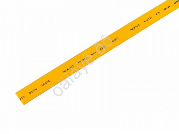 Термоусадочная трубка 10мм REXANTжелтая (50м) 1/14 Термоусадочная трубка 10мм REXANTжелтая (50м) 1/14