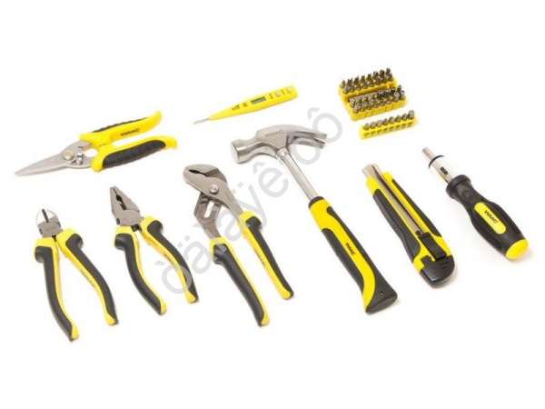 Набор инструмента шарнирно-губцевого и бит 49 пр., в сумке WMC TOOLS