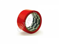 Скотч 48мм*66м, 40 мкм красный /6/36