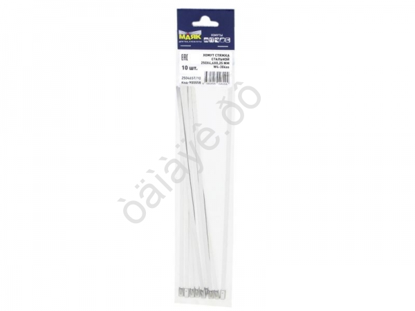 Хомут стяжка стальной 250x4,6 "Маяк" W4-304ss МАЯК /1 Хомут стяжка стальной 250x4,6 "Маяк" W4-304ss МАЯК /1