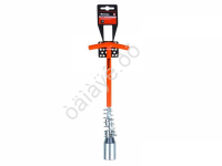 Ключ свечной карданный с резиновой вставкой 21x250мм ЕРМАК