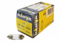 Лампа Narva C12-10W SV 8.5-8 двухцок. короткая /10