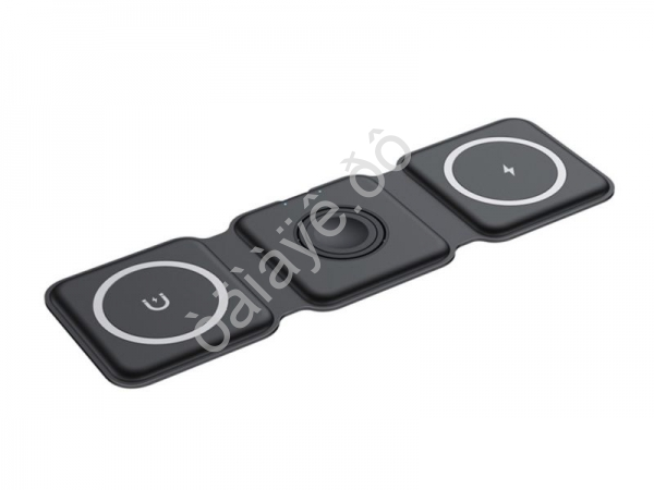 Беспроводное зарядное устройство с MagSafe 3в1, Qi, 15Вт, черный REXANT Беспроводное зарядное устройство с MagSafe 3в1, Qi, 15Вт, черный REXANT