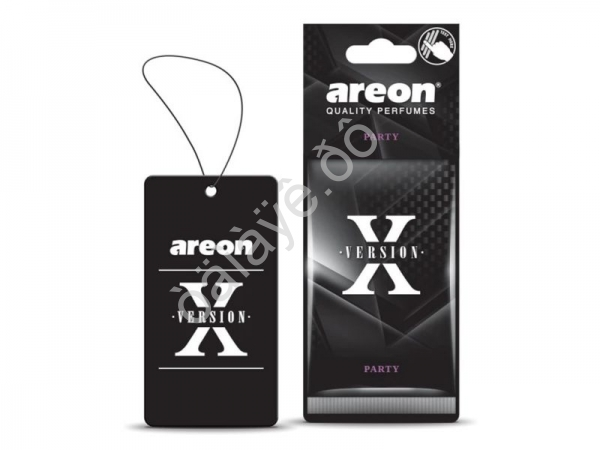 Освежитель воздуха "AREON X-VER" подвесной бумажный (PartyВечеринка) /1/10/120/