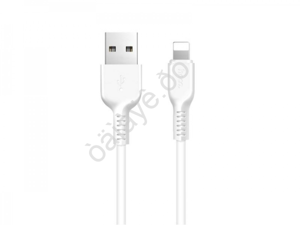 Дата-кабель Lightning 3м, 2.4А HOCO белый X20