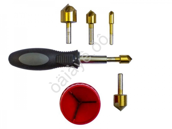 Набор зенкеров с держателем,7пр. (6,10,13,16,19мм),в блистере Forsage