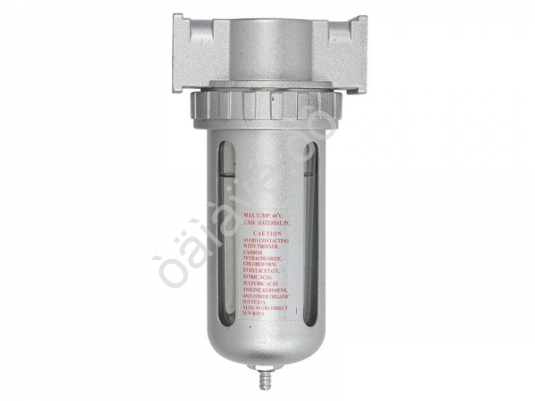 Фильтр воздушный для пневмосистем 1/4"(10Мк, 3200 л/мин, 0-10bar,раб. температура 5°-60°) Forsage