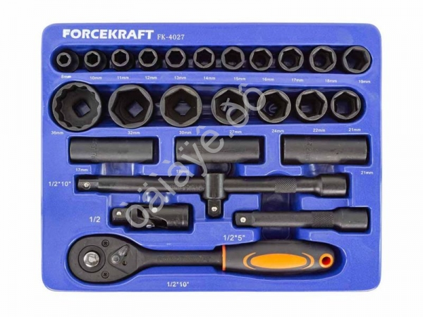 Набор инструментов 26пр. 1/2" FORCEKRAFT