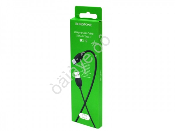 Дата-кабель универ. USB--Type-C Borofone BX19 Benefit 1000mm (black)