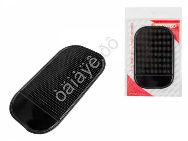 Коврик противоскользящий SKYWAY 140*80мм Черный /1/20/500