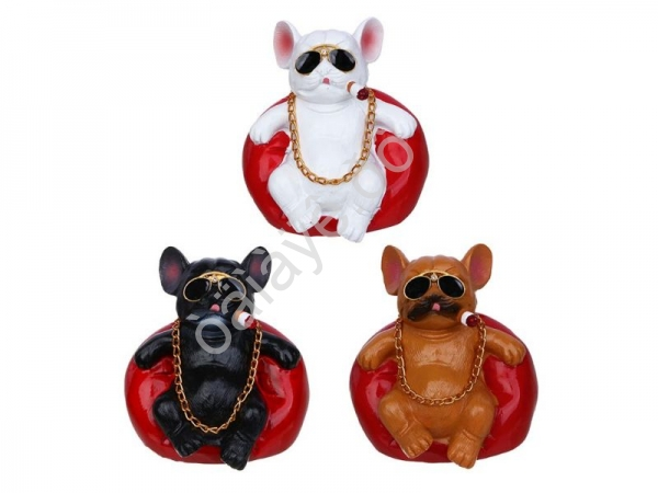 Игрушка на панель собачка, полистоун, 5*7см "NEW GALAXY"