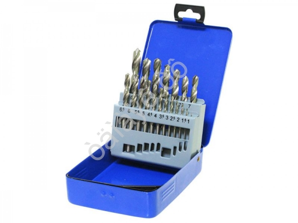 Набор свёрл по металлу 19шт. d1-10мм, шаг 0,5мм, HSS, "М5" 1/25_