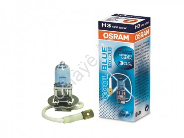 Лампа Osram H3 12V55W+20% CВ Pk22s 64151CВ
