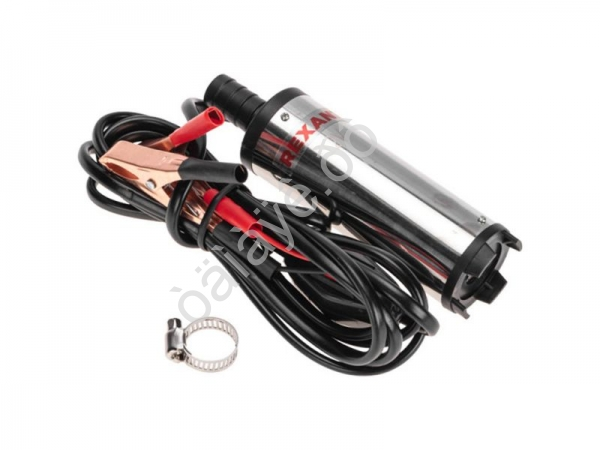 Насос перекачки топлива погружной 12В, 12,5л/мин, без фильтра, 38мм REXANT Насос перекачки топлива погружной 12В, 12,5л/мин, без фильтра, 38мм REXANT