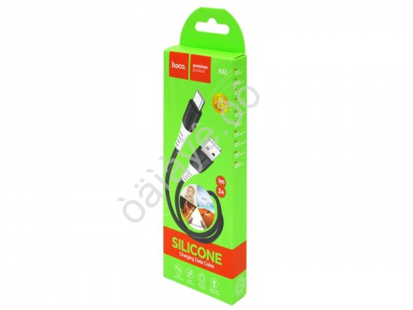 Дата-кабель универ. USB--Type-C 1м, 3А, черный HOCO X82 (31шт в уп) Hoco