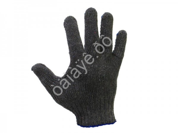 Перчатки х/б с ПВХ  7,5кл. 4-х нитка серые /10/300/400