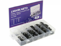 Набор стопорных шайб E-CLIP 3-22 мм, 300 шт (в кейсе) МАЯКАВТО™1/20_