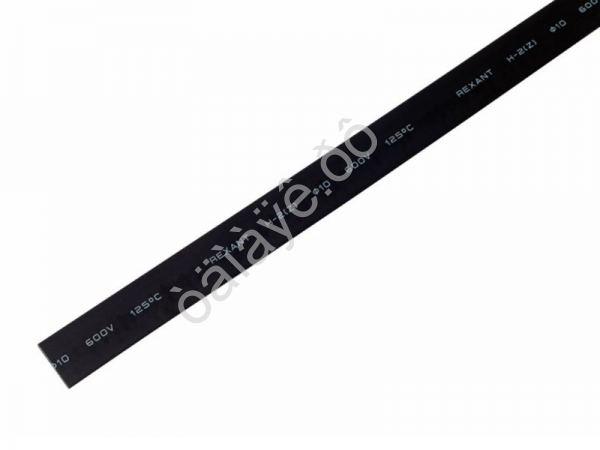 Термоусадочная трубка 10мм REXANTчерная (50м) 1/16