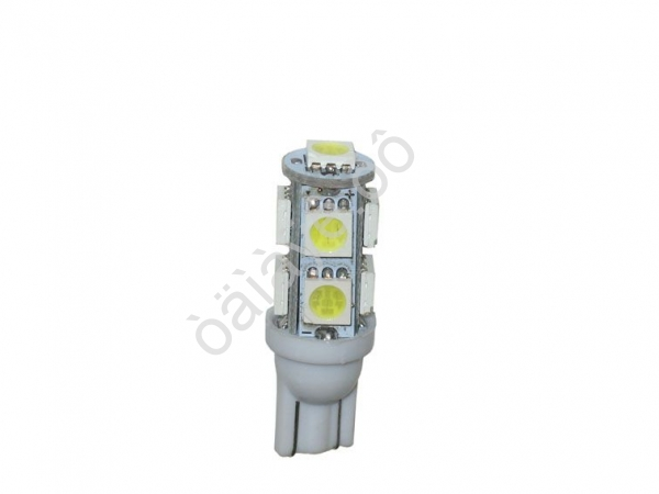 Светодиод Т10 - 9SMD 5050 белый (блистер, 2шт) 1/1000_ Светодиод Т10 - 9SMD 5050 белый (блистер, 2шт) 1/1000_